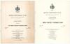 India tours to England 1967 and 1974. Two official menus and accompanying table plans for the British Sportsman&rsquo;s Club luncheons given to the India cricket teams held at The Savoy Hotel, London on 24th April 1967 and 25th April 1974. Both menus with carto - 2