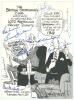 Australia tour to England 1972. Official menu for the British Sportsman&rsquo;s Club luncheon given to the Australia cricket team held at The Savoy Hotel, London on 24th April 1972. The menu with cartoon cover by Roy Ullyett, menus and toasts to inside and rear