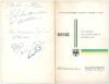 South Africa tour to England 1960. Official menu for a &lsquo;Dinner to Welcome the South African Touring Side&rsquo; given by Worcestershire C.C.C. at the Guildhall, Worcester, 4th May 1960. The folding menu signed in ink to the rear cover and inside by twenty three