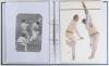 Yorkshire C.C.C. 1950s-1980s. Black file comprising newspaper and magazine cuttings, pages etc. with over two hundred signatures of individual players and the odd multi-signed Yorkshire team. Signatures include Wilson, Padgett, Trueman, Boycott, Bore, Car - 3