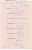 India tour to England 1982. Large official autograph sheet with printed title and players&rsquo; names, fully signed in ink by all eighteen members of the India touring party. Signatures are Gavaskar, (Captain), Vishwanath, Kapil Dev, Doshi, Kirmani, Madal Lal,