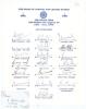 India tour to England. World Cup 1999. Official autograph sheet with printed title and players&rsquo; names, signed in ink by all nineteen of the listed members of the Indian touring party. Signatures are Azharuddhin (Captain), Jadeja, Tendulkar, Ganguly, Rames