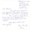 Indian Test cricketers. Three handwritten single page letters signed by Indian Test cricketers replying to requests for signed photographs/autographs from the various correspondents. Signatures are Chandrakant Borde (fifty five Tests, 1958-1969) dated Nov - 2