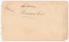 Australia tour to England 1930. Album page signed in pencil (one in ink) by ten members of the Australian touring party. Signatures are Woodfull (Captain), Richardson (signed in ink), Fairfax, Oldfield, McCabe, Ponsford, Kippax, Bradman, a&rsquo;Beckett and Wal - 2