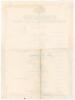 Australian tour to England 1953. &lsquo;Australian XI Coronation Tour&rsquo;. Official autograph sheet with printed title and players&rsquo; names, fully signed in ink by all seventeen members of the touring party. Signatures are Hassett (Captain), Morris, Archer, Benaud, - 2