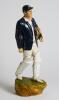 James Graham Binks, Yorkshire & England 1955-1969. Excellent large ceramic sculptured figure of &lsquo;Jimmy&rsquo; Binks&rsquo; wearing Yorkshire blazer, sweater and cap, wearing pads with wicket-keeping gloves under his arm. The figure to naturalistic base. Impressed to - 2