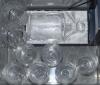 Alexander E. Davis, Warwickshire and England scorer. A selection of glass and crystal cricket glassware presented to David during his cricketing life. Includes eight glass tumblers from the England tour of the West Indies 1994 with M.C.C. emblem, dates of