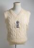 Robert William &lsquo;Bob&rsquo; Taylor. Derbyshire & England 1961-1988. England sleeveless Test sweater worn by Taylor whilst playing for England in home Test matches. The sweater, by Simpson of Piccadilly, with central England emblem of the three lions and crown to