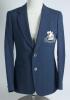 Robert William &lsquo;Bob&rsquo; Taylor. Derbyshire & England 1961-1988. M.C.C. mid blue touring blazer, by Burton, worn by Taylor on the M.C.C. tour of Australia and India in 1979/80. The blazer with embroidered M.C.C. emblem in white of St George & Dragon of Englan