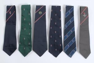 Robert William &lsquo;Bob&rsquo; Taylor. Derbyshire & England 1961-1988. &lsquo;Cornhill Insurance&rsquo; sponsors cricket ties. A full set of limited edition Cornhill cricket ties from 1978 to 1999 plus the odd duplicate tie. Good/very good condition. Qty 27. Formerly the prope