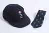 Robert William &lsquo;Bob&rsquo; Taylor. Derbyshire & England 1961-1988. England &lsquo;home&rsquo; Test cap and tie issued to Taylor during his playing career. The navy blue cap, by C&D of Australia, with central emblem of the three lions and crown to front. &lsquo;Bob Taylor&rsquo; handwr