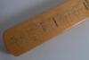 England v Australia 1985. Duncan Fearnley cricket bat signed to the face by twelve of the England and fifteen members of the Australian teams. Signatures include Gower, Botham, Gatting, Lamb, Gooch, Downton, Willey, Robinson, Border, Lawson, O&rsquo;Donnell, Th - 2
