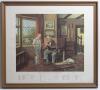 &lsquo;Visions of a Hat Trick&rsquo; and &lsquo;A Century for England&rsquo;. A pair of large prints published &lsquo;To commemorate one hundred years of Test matches- England v Australia in England&rsquo; 1880-1980, from original paintings by A.L. Grace. Published by &lsquo;Spica Prints, Laxton,