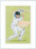 England &lsquo;Cricket Characters. The Cricketer Caricatures of John Ireland&rsquo; 1987 & 2000. Thirteen bookplate prints of caricatures of England Test cricketers by John Ireland, each print individually mounted with signature of the featured player laid down. Prin - 4