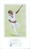 England &lsquo;Cricket Characters. The Cricketer Caricatures of John Ireland&rsquo; 1987 & 2000. Thirteen bookplate prints of which ten are caricatures of England Test cricketers by John Ireland, each print individually mounted and signed or with signature of the fea - 3