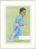 South Africa, Zimbabwe and Sri Lanka &lsquo;Cricket Characters. The Cricketer Caricatures of John Ireland&rsquo; 1987 & 2000. Nine bookplate prints of caricatures of Test cricketers by John Ireland, each print individually mounted with signature of the featured playe - 3