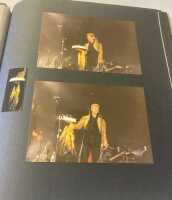 DAVID BOWIE 1997 EARTHLING TOUR SCRAPBOOK WITH FAN TAKEN CONCERT PHOTOS