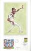 West Indies &lsquo;Cricket Characters. The Cricketer Caricatures of John Ireland&rsquo; 1987 & 2000. Eight bookplate prints of caricatures of West Indies Test cricketers by John Ireland, each print individually mounted with signature laid down to the print or window - 4