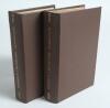 Wisden Cricketers&rsquo; Almanack 1908 and 1909. 45th & 46th editions. Both bound in dark brown boards, with original wrappers (1908 only), title and date in gilt to spine. The 1908 edition with worn, darkened and damaged wrappers, some loss to edges, the 1909 - 3