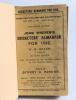 Wisden Cricketers&rsquo; Almanack 1916. 53rd edition. Bound in dark brown boards, with original paper wrappers, title and date in gilt to spine. Some wrinkling to front wrapper and a few following pages, vertical mark to front wrapper, trimming by the binder a 