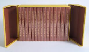 Wisden Cricketers&rsquo; Almanack 1864-1878. Fifteen facsimile editions published by John Wisden & Co Ltd, London 1991. Limited edition 522/1000. Brown hard board covers with gilt lettering to covers and spine. In original yellow presentation box as issued. Goo