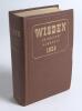 Wisden Cricketers&rsquo; Almanack 1938. 75th edition. Original hardback. Bump to the bottom left hand corner of the rear board otherwise in good/very good condition. Handwritten ink inscription to the front end paper