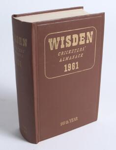 Wisden Cricketers&rsquo; Almanack 1961. Original hardback. Very good condition