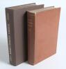 Wisden Cricketers&rsquo; Almanack 1894 and 1895. 31st & 32nd editions. Bound in light brown and dark brown boards, both lacking original wrappers, with title and date in gilt to spine. The 1894 edition, with partial rear wrapper, lacking advertising pages at fr - 3