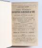Wisden Cricketers&rsquo; Almanack 1902 and 1903. 39th & 40th editions. Bound in black and dark brown boards, the 1902 edition lacking original wrappers and advertising pages and the 1903 lacking original front wrapper but retaining rear wrapper, both with title