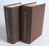 Wisden Cricketers&rsquo; Almanack 1922 and 1923. 59th & 60th editions. Both bound in dark brown boards, the 1922 lacking original rear wrapper, the 1923 edition with both wrappers, with title and date in gilt to spine. Some wear and staining to the front wrappe - 3