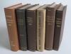 Wisden Cricketers&rsquo; Almanack 1890, 1892, 1896, 1897, 1898 and 1899. 27th, 29th, 33rd, 34th, 35th & 36th editions. All books with faults. The first two and the last two books bound in boards, the first, third and fourth lacking wrappers and the second with 