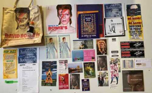 DAVID BOWIE 90S AND 00S FLYERS AND PROMOTIONAL ITEMS