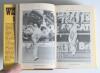 Wisden Cricketers&rsquo; Almanack 1981. Original hardback edition with replacement dustwrapper. Nicely signed in ink by three of the five &lsquo;Cricketers of the Year&rsquo; to their photograph plate, V. Van Der Bijl (Middlesex), A.J. Lamb (Northants) and K.J. Hughes (Aus - 4
