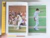 Wisden Cricketers&rsquo; Almanack 1988. Original hardback edition with dustwrapper. Nicely signed in ink by four of the five &lsquo;Cricketers of the Year&rsquo; to their photograph plate, P.A. Roebuck (Somerset), D.P. Hughes (Lancs), N.A. Foster (Essex) and J.P. Agnew (Le - 2