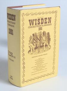 Wisden Cricketers&rsquo; Almanack 1991. Original hardback edition with dustwrapper. Nicely signed in ink by four of the five &lsquo;Cricketers of the Year&rsquo; to their photograph plate, M.E. Waugh (Australia), A.R. Butcher (Glamorgan), D. Haynes (West Indies) and M.A. A