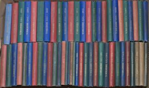 Yorkshire County Cricket Club Annuals 1901 (ninth year of issue) to 2024. Three boxes comprising a complete run of the annual for the period with all issues present. Original publisher&rsquo;s cloth with gilt title and emblem to front covers and gilt titles to 
