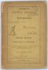 Nottinghamshire. &lsquo;Spybey&rsquo;s Annual Register of Nottinghamshire Cricket Matches. Season 1884&rsquo;. Eighth Year of Publication. Second edition. Compiled and published by F.G. Spybey, Nottingham 1884. Original printed boards. Padwick 2524. Boards becoming detache