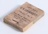 &lsquo;Cricket. C.V. Grimmett Flicker Book. No. 4, &lsquo;Leg Break Delivery and Leg Break Finger Spin&rsquo;. Published by Flicker Productions Ltd, London in 1930. Some soiling and wear to wrappers, slight rusting to staple, tear to head of booklet, otherwise in good cond - 3