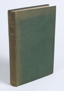 &lsquo;My Cricket Memories&rsquo;. Jack Hobbs. London 1924. Original green cloth. Nicely signed in black ink to the front endpaper by Hobbs. Some fading to spine and covers, slight breaking to rear internal hinge, otherwise in good condition.