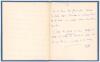 &lsquo;Glancing Back&rsquo;. R.C. &lsquo;Crusoe&rsquo; Robertson-Glasgow&rsquo;. Six page handwritten manuscript in ink of an article written by Robertson-Glasgow for the Hampshire C.C.C. handbook, undated. Nicely signed by the author to the first page, with his initials &lsquo;R.C.R-G&rsquo; to - 3