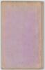 &lsquo;Clifton College Cricket Records. 1863 to 1891&rsquo;. Edited by E.L. Fox. Bristol 1892. 79pp. Original decorative stiffened card boards with later replacement spine, preserved in modern grey box. Comprises scores and averages for players including K.J. Key, E. - 2