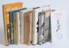 Indian cricket histories and biographies 1945 onwards. Seventeen hardback and softback titles. Includes three with signatures laid down. &lsquo;40 Years of Test Cricket including 41st Year India- England 1932-1973&rsquo;, Saradindu Sanyal, New Delhi 1974, signature o