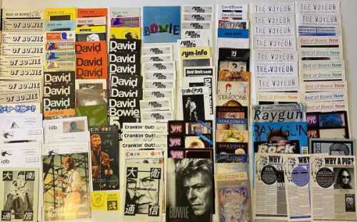 DAVID BOWIE ZINES