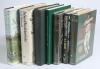 General cricket histories. Seven titles, the majority hardbacks with dustwrappers. &lsquo;The Story of Warwickshire Cricket&rsquo;, Leslie Duckworth, London 1974, with twenty eight signatures of players on pieces laid down to rear pages including R.E.S. Wyatt, B.E. F