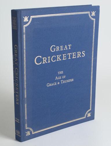 &lsquo;Great Cricketers. The Age of Grace & Trumper&rsquo;. Compiled by George Beldam, Jnr. Boundary Books, Cheshire 2000. Limited edition of 548, this being an unnumbered &lsquo;Review Copy&rsquo;, signed by Cornelia Beldam. Short listed for the Cricket Society Book of the Year
