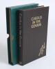 &lsquo;Cardus in the Covers&rsquo;. Neville Cardus. London 1978. Original imitation leather, brown page edges, in slip case. Limited edition of 100 numbered copies, this being number 35. Very good condition.