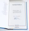&lsquo;Last Over&rsquo;. E.W. Swanton and David Rayvern Allen. Richard Cohen Books, London, 1996. Limited edition quarter leather bound copy with gilt to all edges by Boundary Books. Limited edition of 90 copies, this being copy 18. Signed to the limitation page by S - 2