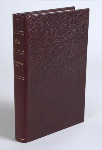 &lsquo;Basingstoke Boy&rsquo;. John Arlott. London 1990. Numbered limited &lsquo;Collector&rsquo;s Edition&rsquo; bound in full leather by Boundary Books with marbled endpapers, gilt to all page edges. Signed by John Arlott. Limited edition no. 193/200. Very good condition.