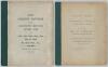 Goldsmiths&rsquo; Institute Cricket Club. Two rare volumes of club histories. &lsquo;Some Cricket Outings of the Goldsmiths&rsquo; Institute Cricket Club in 1892... 1898 by their Hon. Sec&rsquo;. H. Joanes. Printed for private circulation only, London 1898. Also &lsquo;Cricket Tours o