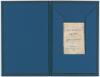 &lsquo;The Cricketer&rsquo;s Guide with the Laws of Cricket&rsquo;. Printed by J.H. Greaves, Sheffield 1852. Tiny little 16pp booklet describing the game of cricket and laws of the game. The booklet measures approx. 2&rdquo;x2.75&rdquo; and is contained in a modern blue cloth case. Ra